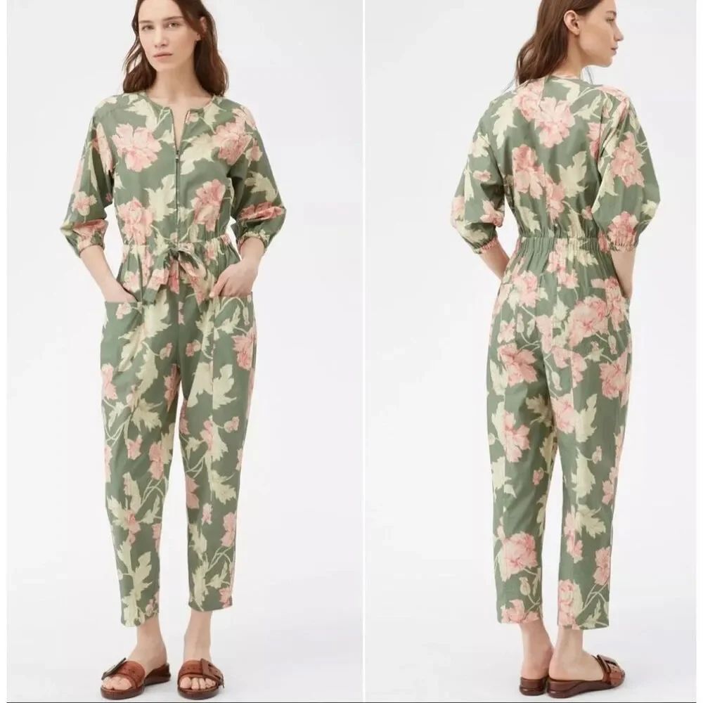La Vie Rebecca Taylor peonie cotton jumpsuit size M